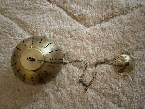 Handmade Brass Pendant Light – Moroccan Ceiling Lantern (PL 1076)